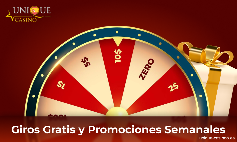 Giros gratis en Unique Casino