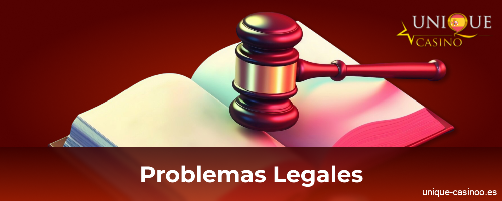 Tramitación de reclamaciones y asuntos jurídicos en Unique Casino