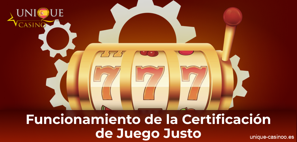 Certificación de juego limpio en Unique Casino