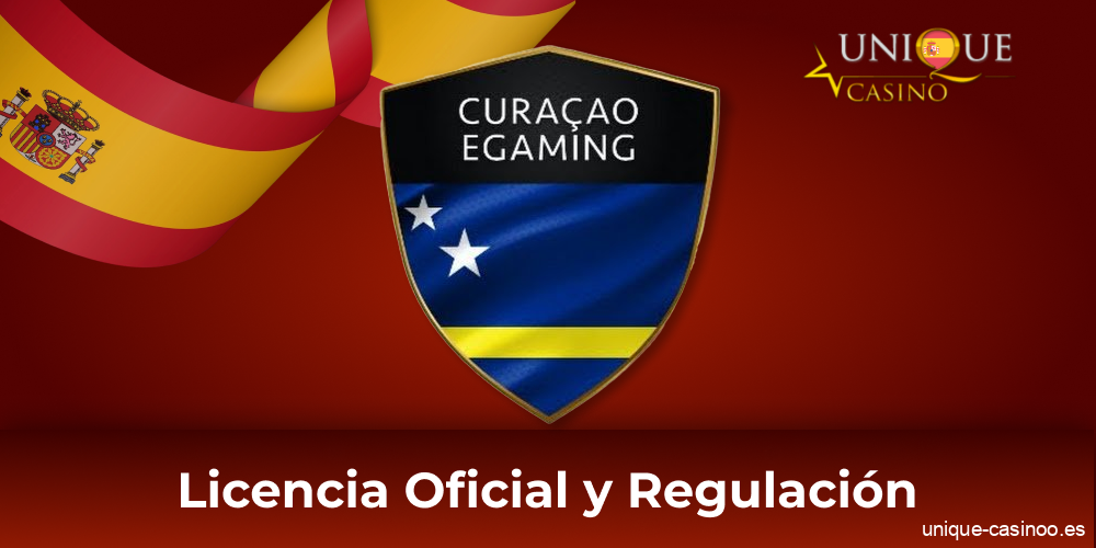 Unique Casino tiene licencia de Curaçao