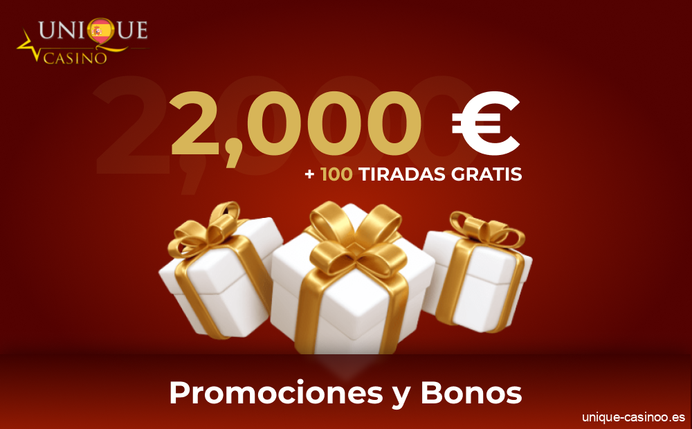 Bono de bienvenida de Unique Casino para jugadores españoles