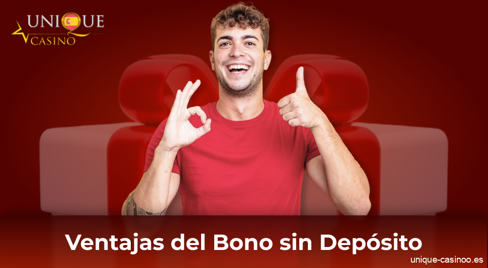 Las principales ventajas del bono sin depósito en Unique Casino en España