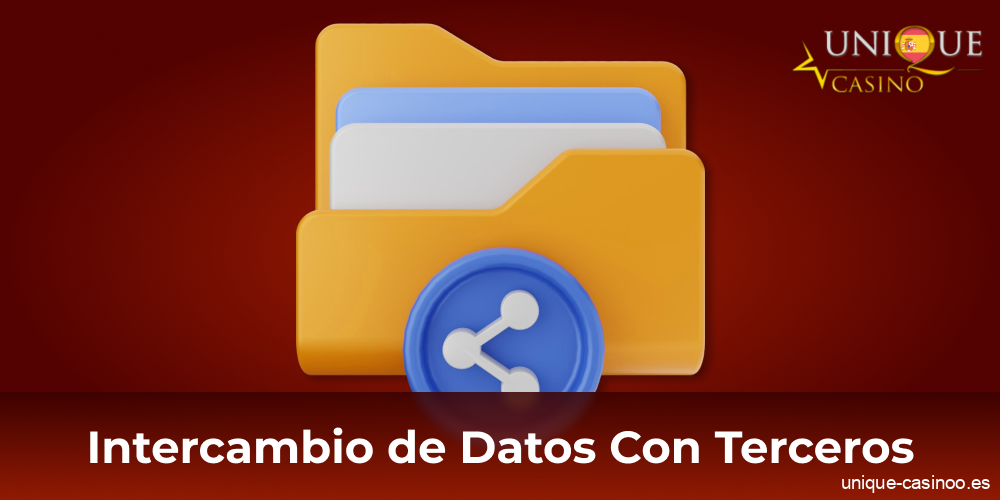 Transferencia de datos de jugadores de Unique Casino a terceros