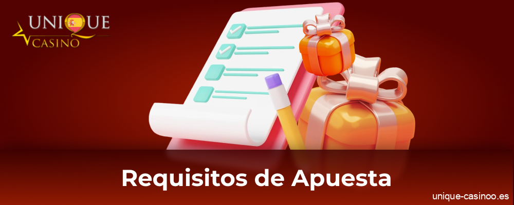 Reglas de apuesta para las bonificaciones de Unique Casino