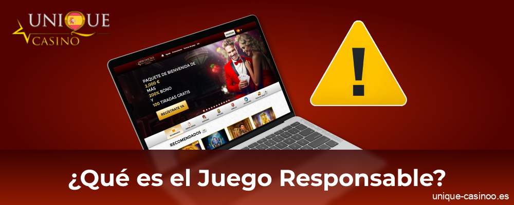 ¿Qué es el juego responsable en Unique Casino?