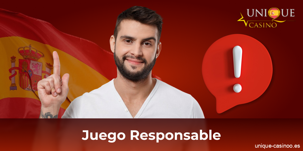 Juega de forma responsable con Unique Casino
