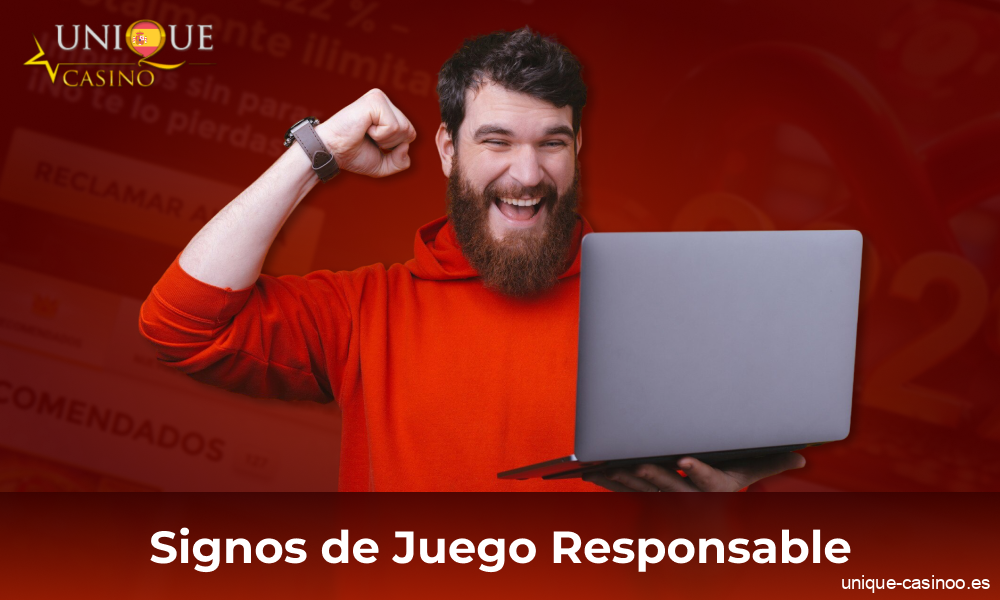Los signos clave del juego responsable en Unique Casino